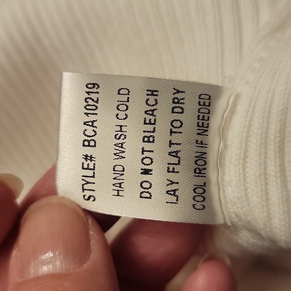 Pacsun NWT Kendall & Kylie Ribbed  Sweater White - Small - Picture 6 of 7